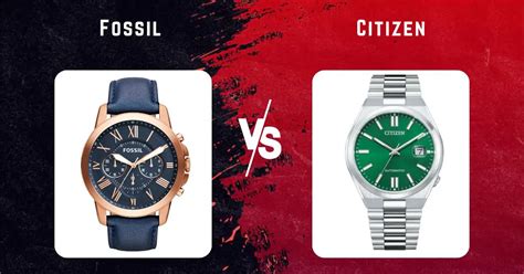 fossil vs citizen watches.